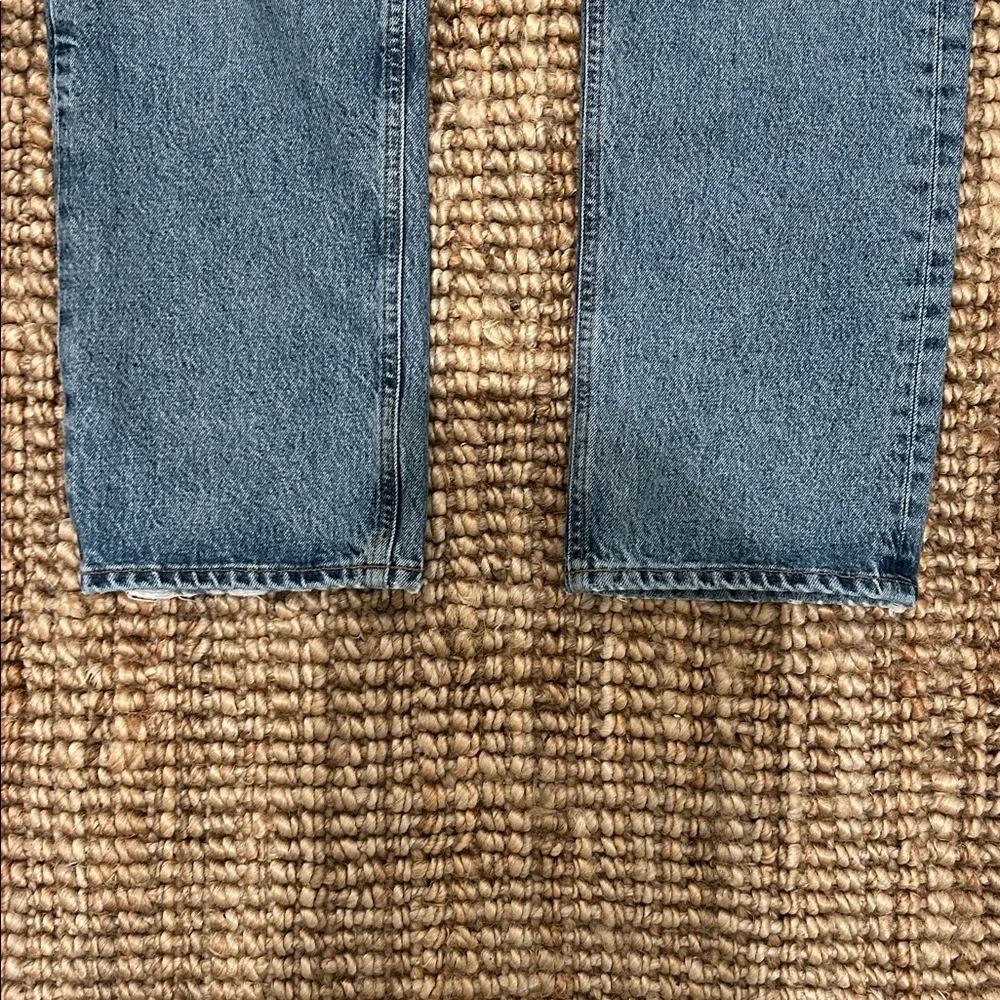 Agolde 90's Pinch Waist Jeans in Navigate Blue - Picture 4 of 5
